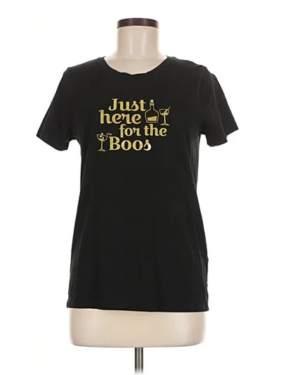 Pre-owned J.crew Collection Short Sleeve T-shirt In Black