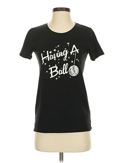 Pre-owned J.crew Collection Short Sleeve T-shirt In Black