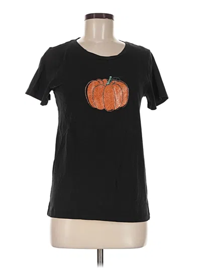 Pre-owned J.crew Collection Short Sleeve T-shirt In Black