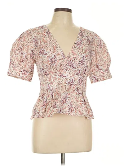 Pre-owned J.crew Collection Short Sleeve T-shirt In Pink