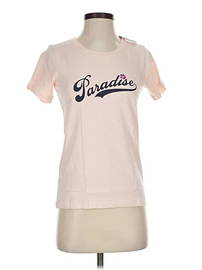 Pre-owned J.crew Collection Short Sleeve T-shirt In Pink