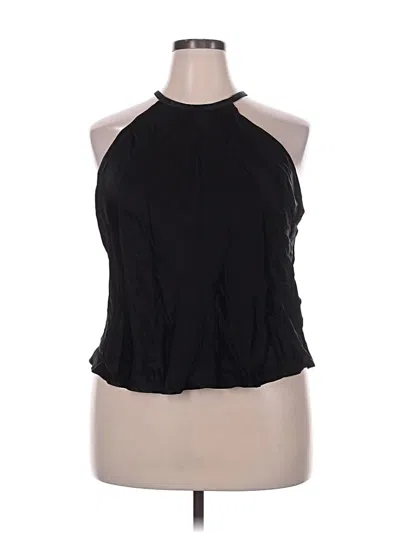 Pre-owned J.crew Collection Sleeveless Blouse In Black