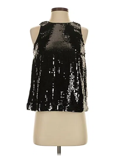 Pre-owned J.crew Collection Sleeveless Blouse In Black