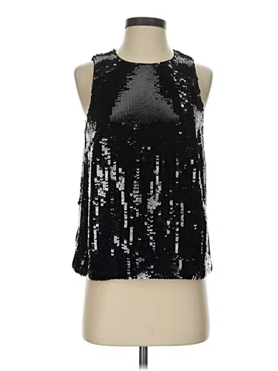 Pre-owned J.crew Collection Sleeveless Blouse In Black