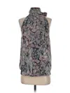 J.crew Collection Sleeveless Blouse In Gray