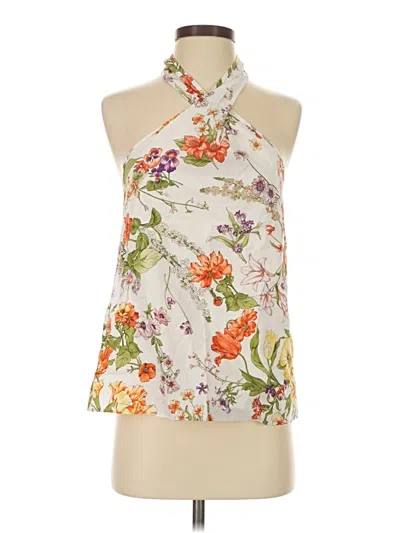 Pre-owned J.crew Collection Sleeveless Blouse In Ivory