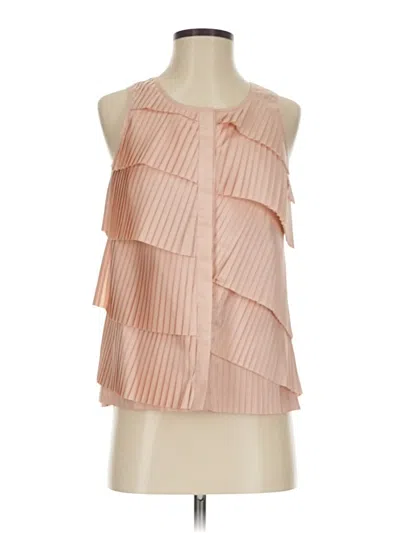 Pre-owned J.crew Collection Sleeveless Blouse In Pink