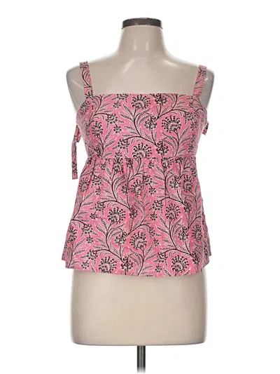 Pre-owned J.crew Collection Sleeveless Blouse In Pink