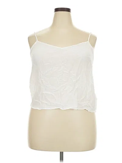 Pre-owned J.crew Collection Sleeveless Blouse In White
