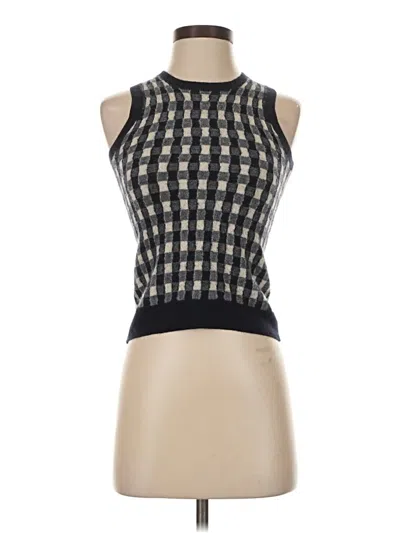 Pre-owned J.crew Collection Sweater Vest In Black