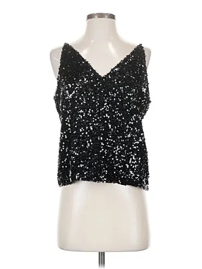 Pre-owned J.crew Collection Tank Top Black Strapless Neckline Tops