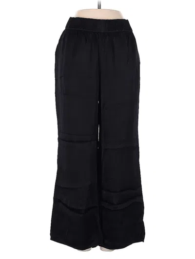 Pre-owned J.crew Collection Track Pants In Black