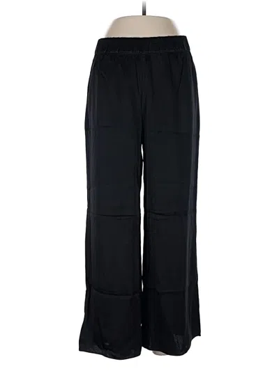 Pre-owned J.crew Collection Track Pants In Black