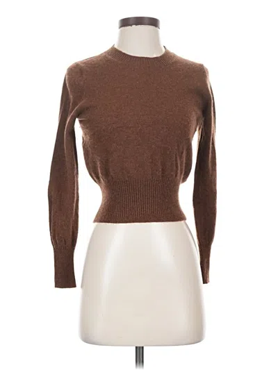 Pre-owned J.crew Collection Turtleneck Sweater In Brown