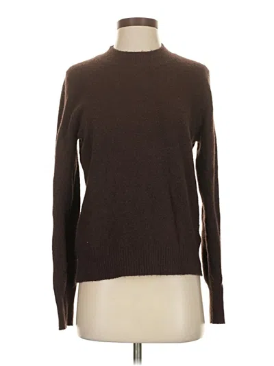 Pre-owned J.crew Collection Turtleneck Sweater In Brown