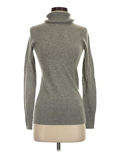 Pre-owned J.crew Collection Turtleneck Sweater In Gray