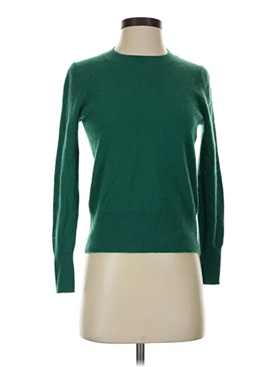 Pre-owned J.crew Collection Turtleneck Sweater In Green