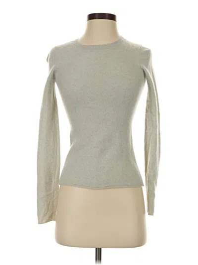 Pre-owned J.crew Collection Turtleneck Sweater In Silver