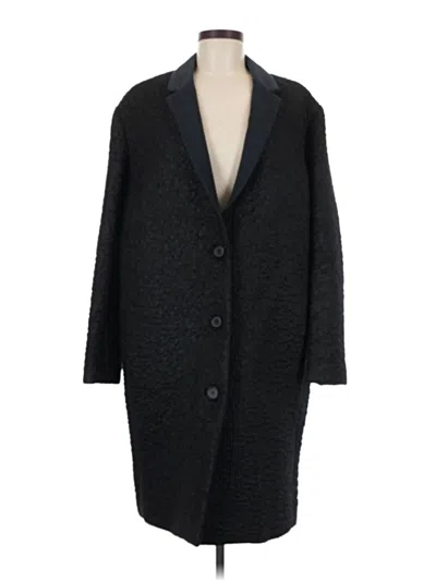 Pre-owned J.crew Collection Wool Coat In Black