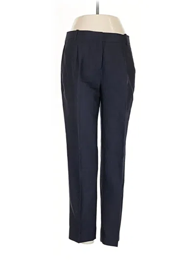 Pre-owned J.crew Collection Wool Pants In Blue