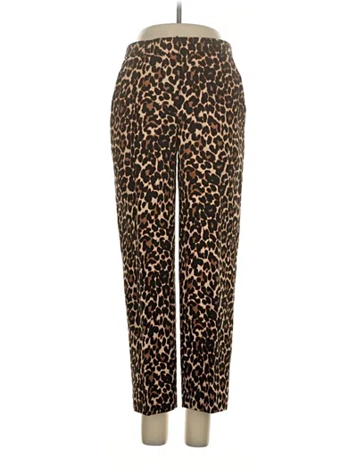 Pre-owned J.crew Collection Wool Pants In Brown