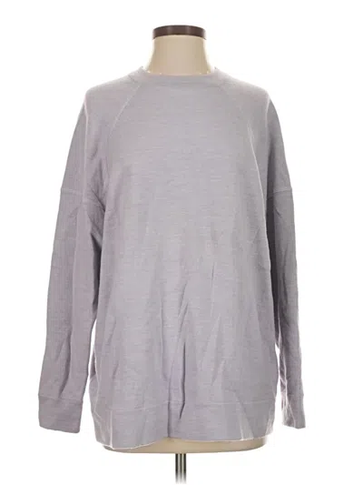 Pre-owned J.crew Collection Wool Pullover Sweater In Gray