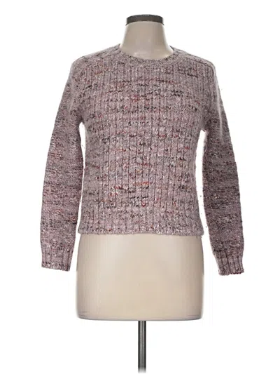 Pre-owned J.crew Collection Wool Pullover Sweater In Gray