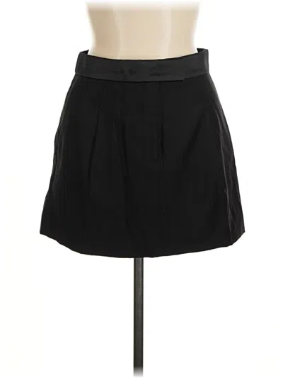 Pre-owned J.crew Collection Wool Skirt In Black