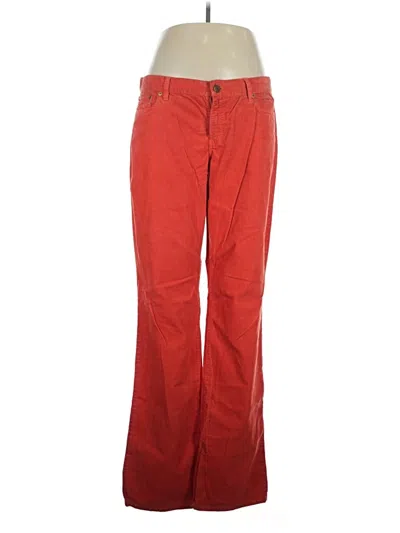 Pre-owned Jcrew Cord Pant In Red