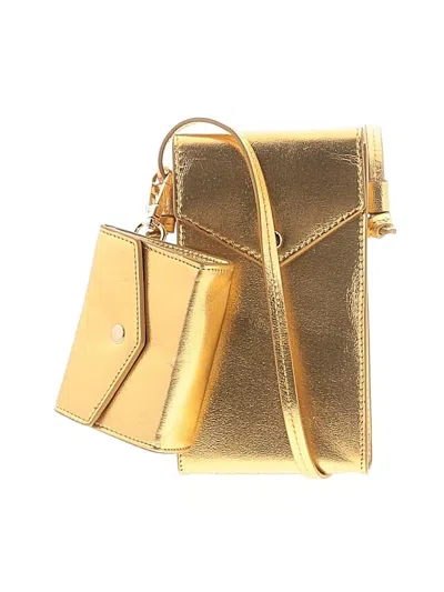 Pre-owned Jcrew Crossbody Bag In Gold