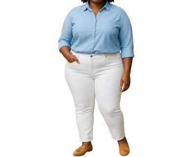 Jcrew Curvy High Rise Skinny Jean In White