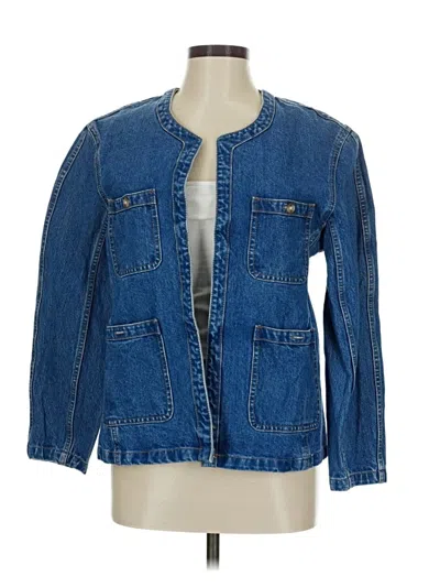 Pre-owned Jcrew Denim Jacket In Blue