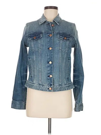 Pre-owned Jcrew Denim Jacket In Blue
