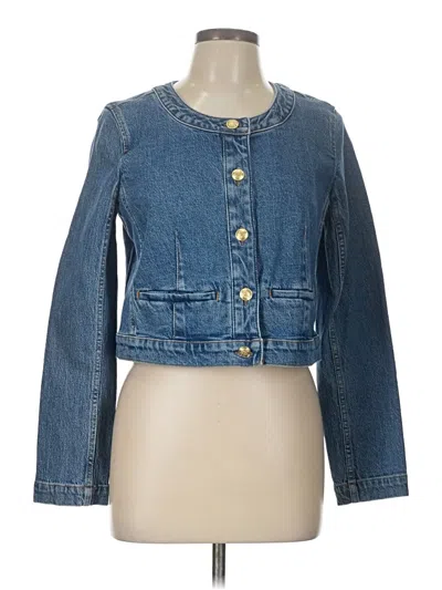 Pre-owned Jcrew Denim Jacket In Blue