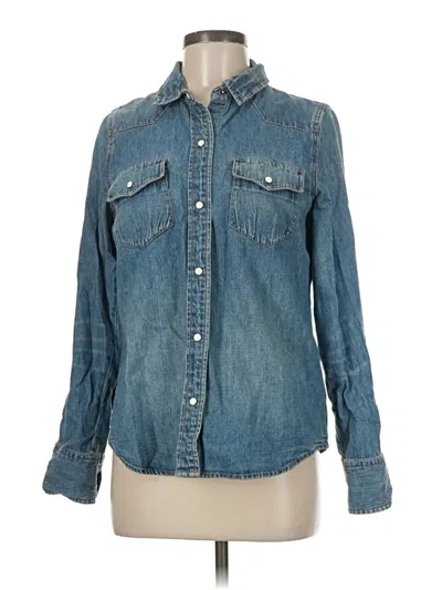 Pre-owned Jcrew Denim Jacket In Blue