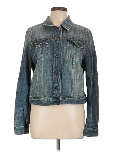Pre-owned Jcrew Denim Jacket In Blue