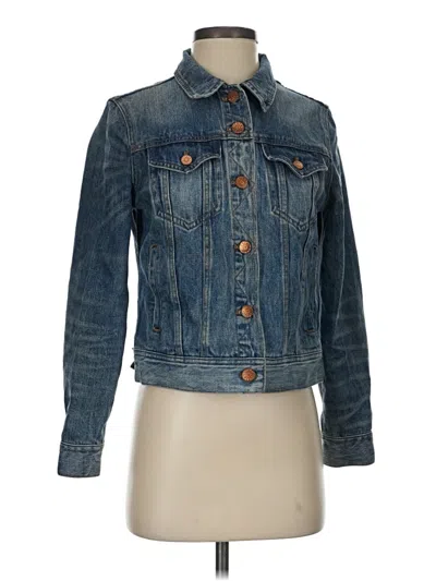 Pre-owned Jcrew Denim Jacket In Blue