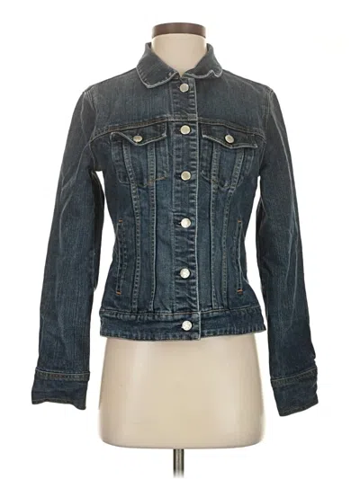 Pre-owned Jcrew Denim Jacket In Blue