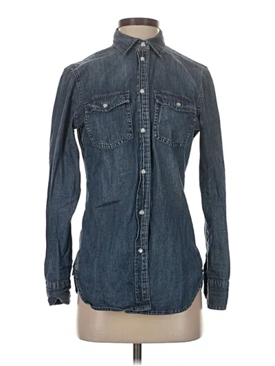 Pre-owned Jcrew Denim Jacket In Blue