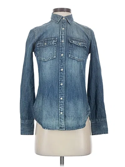Pre-owned Jcrew Denim Jacket In Blue