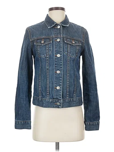 Pre-owned Jcrew Denim Jacket In Blue