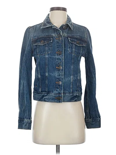 Pre-owned Jcrew Denim Jacket In Blue