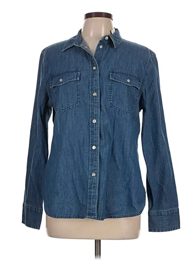 Pre-owned Jcrew Denim Jacket In Blue