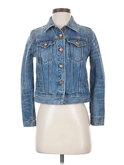 Pre-owned Jcrew Denim Jacket In Blue
