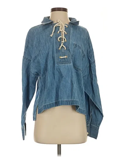 Pre-owned Jcrew Denim Jacket In Blue