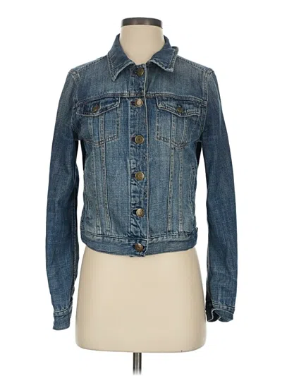 Pre-owned Jcrew Denim Jacket In Blue