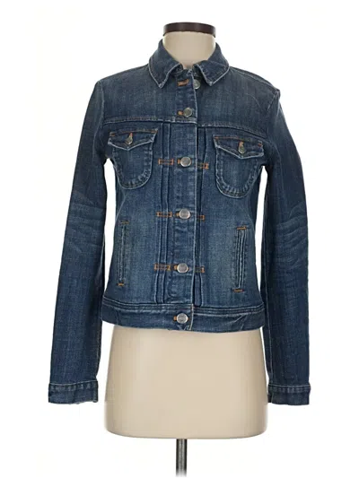 Pre-owned Jcrew Denim Jacket In Blue