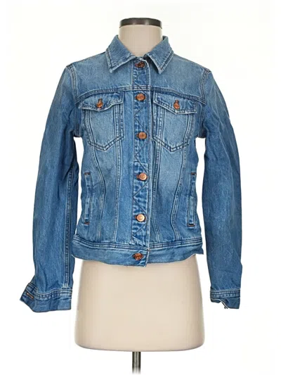 Pre-owned Jcrew Denim Jacket In Blue