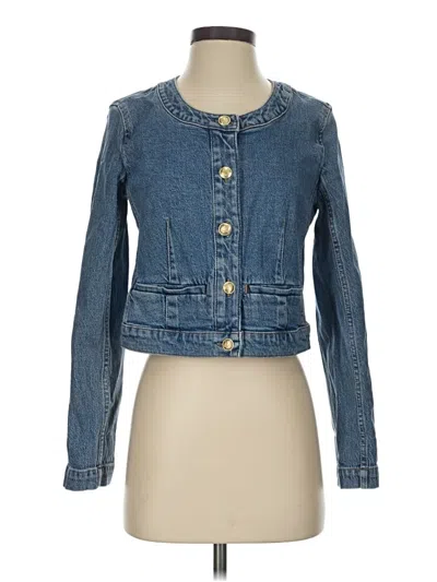 Pre-owned Jcrew Denim Jacket In Blue