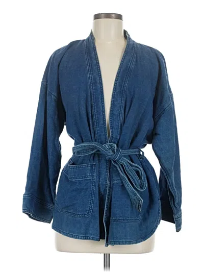 Pre-owned Jcrew Denim Jacket In Blue